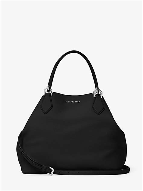 michael kors anabelle large top zip leather tote|Michael Kors Anabelle Ladies Large Leather Tote Handbag .